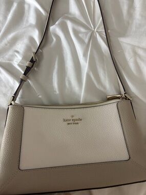 kate spade Cream and White Crossbody Bag